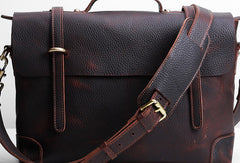 Cool leather mens Briefcase work Briefcase laptop Briefcase Shoulder bag for Men - EverHandmade