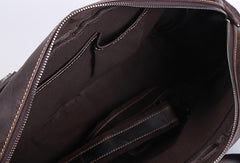 Handmade leather men messenger large vintage shoulder laptop bag vintage bag - EverHandmade