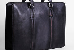 Vintage Leather mens Briefcase Handbag Shoulder Bag Business Bag for Men