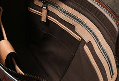 Handmade leather men vintage Briefcase messenger large vintage shoulder laptop bag vintage bag