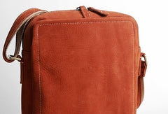 Handmade leather men messenger large vintage shoulder laptop bag vintage bag - EverHandmade