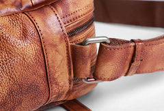 Cool leather mens Small messenger vintage shoulder bag for men