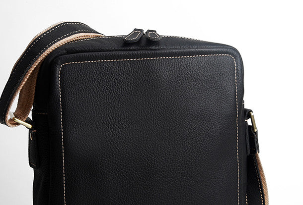 Handmade leather men messenger large vintage shoulder laptop bag vintage bag - EverHandmade