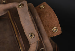 Vintage Leather men Travel Bag Duffle Bag Weekender Bag Overnight Bag shoulder bag - EverHandmade