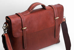 Cool leather mens Briefcase work Briefcase laptop Briefcase Shoulder bag for Men - EverHandmade