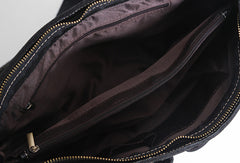 Leather mens Cool messenger bag vintage shoulder laptop bag for men - EverHandmade