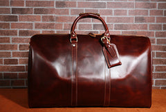 Cool Leather mens Travel Bag Duffle Bag Weekender Bag Overnight Bag shoulder bag