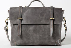 Cool leather mens Briefcase work Briefcase laptop Briefcase Shoulder bag for Men - EverHandmade