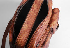 Cool leather mens Small messenger vintage shoulder bag for men