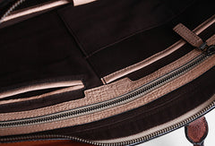 Vintage Leather mens Briefcase Handbag Shoulder Bag Business Bag for Men