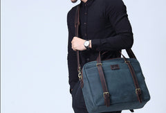 Handmade Cool leather men Briefcase business bag laptop bag for men