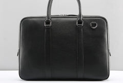 Leather Mens Briefcase Handbag Shoulder Bag laptop Bag Business Bag - EverHandmade