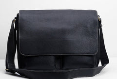 Cool leather men messenger bag shoulder bag for men - EverHandmade