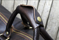 [ Onle Sale ] Cool leather mens Weekender Bag Duffle Bag Travel bag Overnight Bag