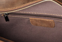 Handmade leather men Vintage messenger Bags Cool Shoulder Bag laptop Bags