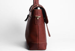 Cool leather mens Briefcase work Briefcase laptop Briefcase Shoulder bag for Men - EverHandmade