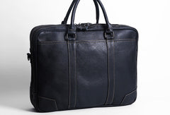 Handmade leather men Briefcase messenger large vintage shoulder laptop bag vintage bag - EverHandmade