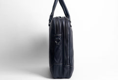Handmade leather men Briefcase messenger large vintage shoulder laptop bag vintage bag - EverHandmade