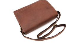 Vintage Cool leather men messenger large vintage shoulder bag for men - EverHandmade