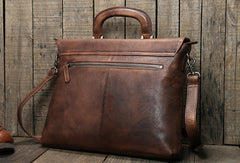 Cool leather mens Briefcase laptop Briefcase work Briefcase Shoulder bag for Men