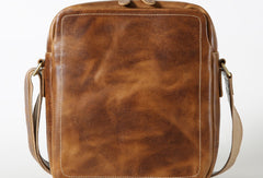 Handmade leather men messenger large vintage shoulder laptop bag vintage bag - EverHandmade