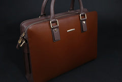 Fashion leather men Briefcase shoulder bag laptop bag work bag business bag
