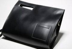 Genuine leather men clutch bag messenger large vintage shoulder bag vintage bag