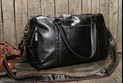 Cool Leather mens Travel bag Duffle Bag Weekender Bag Overnight Bag shoulder bags - EverHandmade