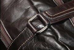 Cool Leather mens Travel bag Duffle Bag Weekender Bag Overnight Bag shoulder bags - EverHandmade