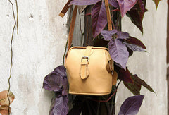 Handmade vintage small purse leather black bag brown shoulder bag crossbody for women - EverHandmade