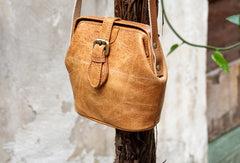 Handmade vintage small purse leather black bag brown shoulder bag crossbody for women - EverHandmade