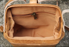 Handmade vintage small purse leather black bag brown shoulder bag crossbody for women - EverHandmade