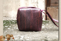 Handmade vintage small purse leather black bag brown shoulder bag crossbody for women - EverHandmade