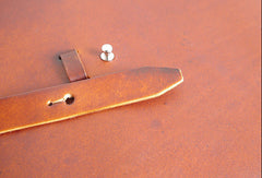 Handmade Leather handbag shoulder tote bag brown for women leather shoulder bag