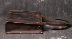 Handmade Brown LEATHER Mens/Womens Tote Messenger Tote Bag Tote HandBag Shoulder Bag For Men