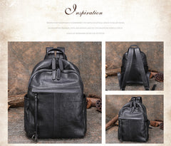 Handmade Leather Backpacks Womens Best School Rucksack Ladies Leather Backpack Purses