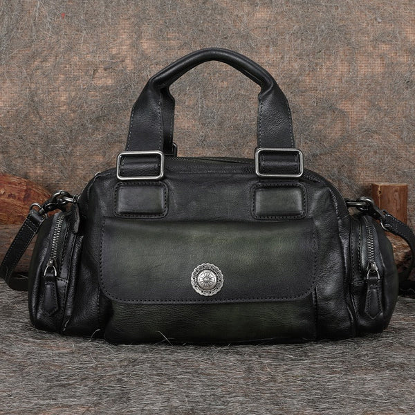 Handmade Leather Womens Vintage Handbag Best Shoulder - Chain Detail