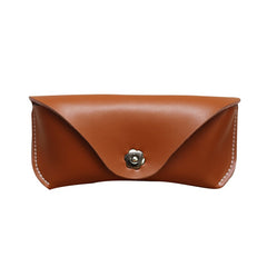 Handmade LEATHER Womens Sunglasses Box Case Brown Glasses Holder For Men