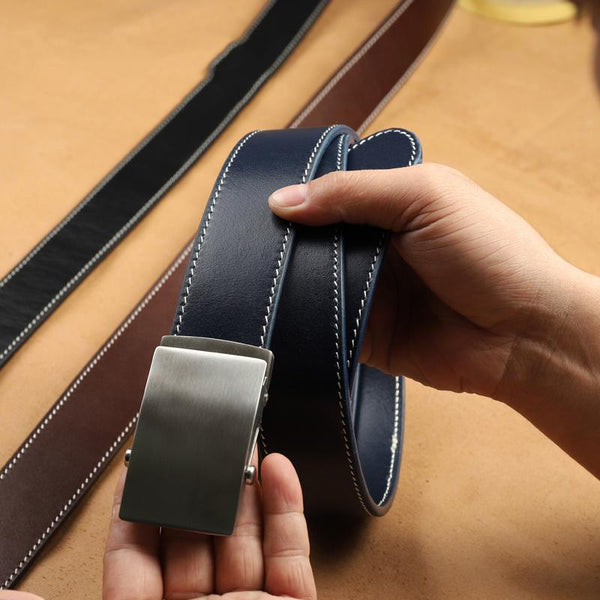 Handmade Mens Coffee Leather Belts PERSONALIZED Handmade Black Leather Belt for LJJY02981044