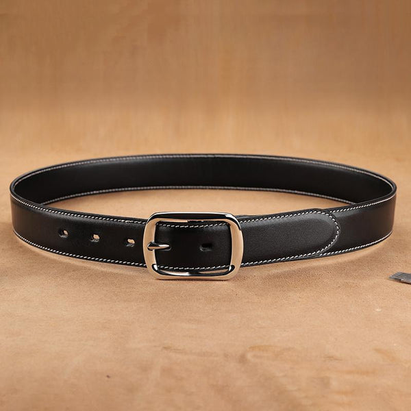 Handmade Mens Blue Leather Belts PERSONALIZED Fashion Blue Leather Belt for Men LJJY03281039