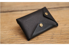 Handmade Women Leather Card Holder Minimalist Card Holder Coin Wallet For Women