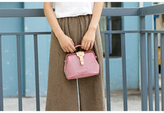 Handmade Womens Green Leather Small doctor Purse Green shoulder doctor bags for women