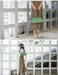 Handmade Womens Leather Doctor Handbag Purse Tan Shoulder Bag Doctor Bags for Women