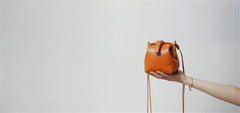 Handmade Womens Red Leather Doctor Handbag Small Side Purses Doctor Purse for Women