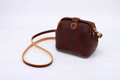Handmade Womens Blue Leather Small doctor Purse shoulder doctor bags for women