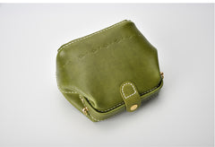 Handmade Womens Green Leather Small doctor Purse shoulder doctor bags for women