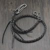 Braided Leather Cool Punk Rock Wallet Chain Biker Trucker Wallet Chain Trucker Wallet Chain for Men