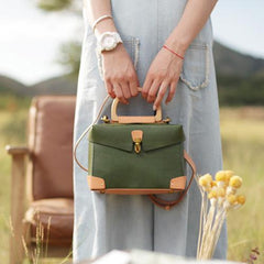 Doctor Style Handbag Small Doctors Bag Clutch Purse - Annie Jewel
