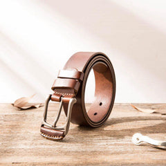 Handmade Cool Leather Mens Belt Leather Belt for Men