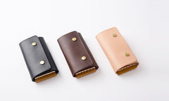 Handmade Cute LEATHER Womens Key Wallet Leather Small Key Holders FOR Women